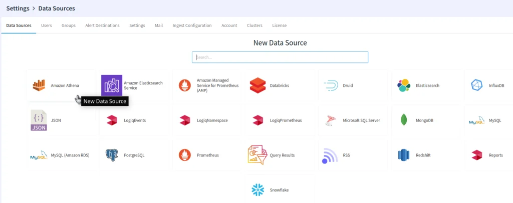 How to configure Amazon Athena to your Apica Account 1 amazon athena